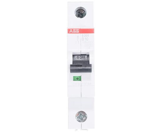  Выключатель автоматический модульный ABB S201 2CDS251001R0105 1п B 10А 6кА 