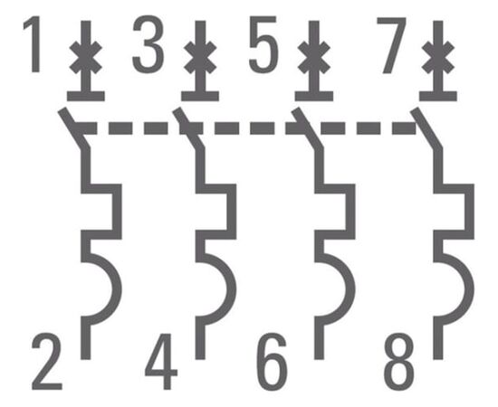 Автоматический выключатель EKF PROxima ВА 47-63 (mcb4763-4-25C-pro) 25А (C) 4,5kA 4P 