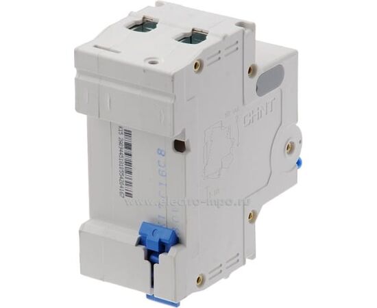  Дифавтомат CHINT NXBLE-63Y (105541) 1P+N 10А 30mA электронный тип AС, х-ка С, 4.5kA 
