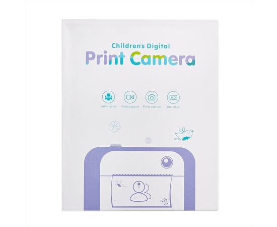  Портативный принтер -игрушка фотоаппарат с набором для печати (green) (228912) 