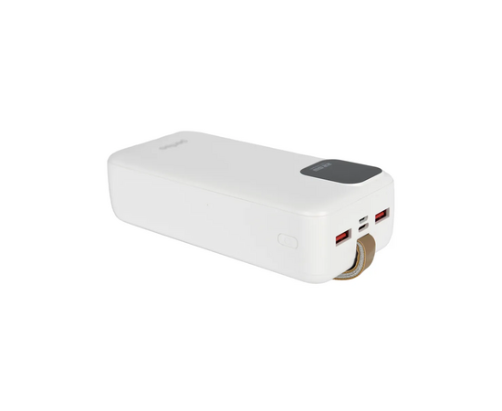  Повербанк Perfeo ENIQUE 30000 mAh/LED дисплей/PD + QC 3.0/Type-C/2 USB/Выход: 5A, max 22.5W/ Белый, (Арт. PF_E2083) 