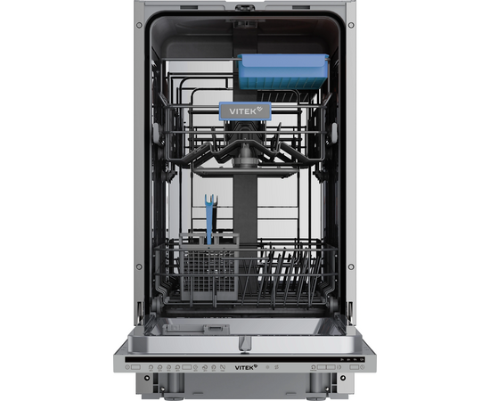  Встраиваемая посудомоечная машина Vitek VT-BD411 2100Вт узкая 