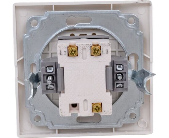  Выключатель SMARTBUY Венера SBE-01w-10-SW2-0 скрытая установка, 2-клавишный 10А белый 1/10 