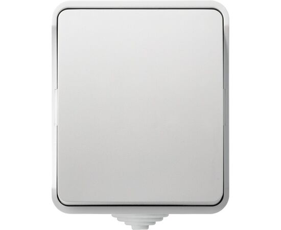  Выключатель SMARTBUY Сатурн SBE-04g-10-SW1-0 наружная установка 1-клавишный 10А, IP54, белый, 18/216 