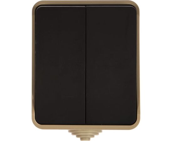  Выключатель SMARTBUY Сатурн SBE-04w-10-SW2-0 наружная установка 2-клавишный 10А, IP 54 1/18/216 