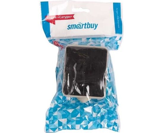  Выключатель SMARTBUY Сатурн SBE-04w-10-SW2-0 наружная установка 2-клавишный 10А, IP 54 1/18/216 