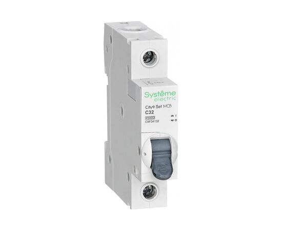  Выключатель автоматический Systeme electric City9 Set C9F34132 (АВ) С 32А 1P 4.5kA 230В 