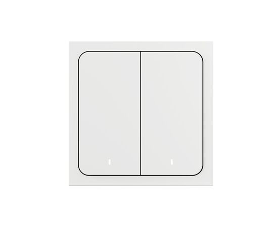  Умный беспроводной выключатель Яндекс YNDX-00535, 2 клавиши, Zigbee 