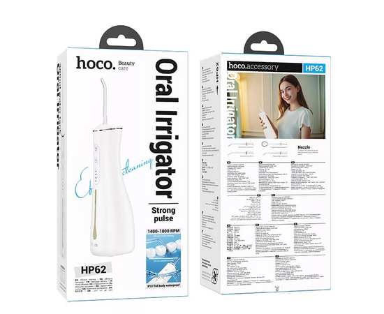  Ирригатор HOCO HP62 300 мл, пластик, белый 