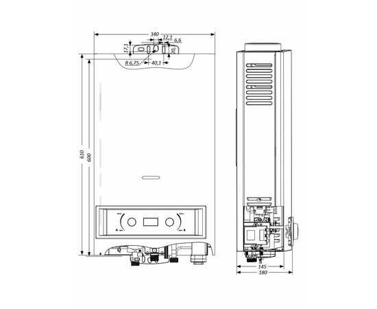  Газовая колонка Nordfrost GF 120 XD 