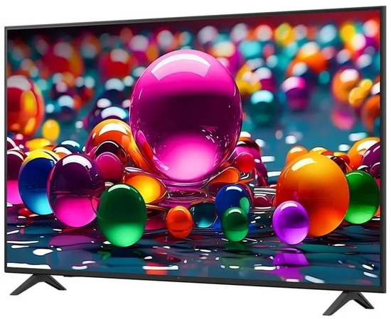  65" Телевизор LG 65UA75009LA.ARUG черный 3840x2160, 4K Ultra HD, 60 Гц, Wi-Fi, Smart TV, WebOS 