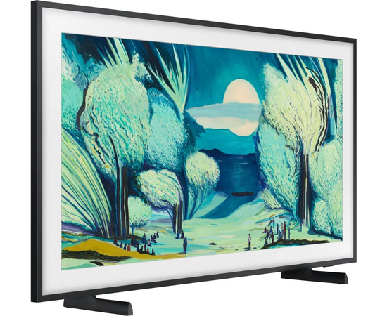  Телевизор QLED Samsung QE43LS03FAUXRU Serif темно-синий 4K Ultra HD 50Hz DVB-T DVB-T2 DVB-C DVB-S2 USB WiFi Smart TV 