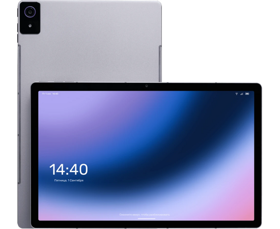  Планшет KVADRA TS11.1B2 (Y23T01PO2425R-61AE2A) 10.95", 2000x1200, 6+128ГБ, LTE, NFC, стилус, 9000mAh, KvadraOS, Аргент (РСЕН.466229.001-01) 