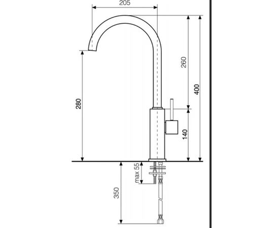  Смеситель для кухни Italmix CU 1022 Copper медь 