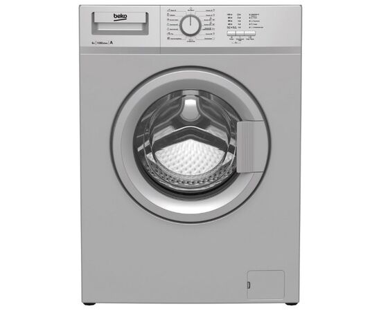  Стиральная машина Beko WRE65P1BSS класс: A загр.фронтальная макс.:6кг серебристый 