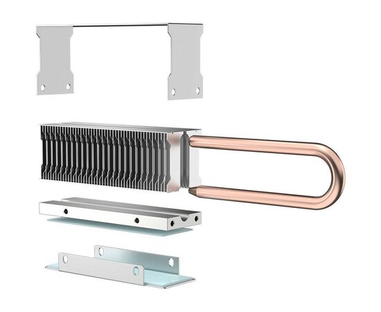  Радиатор для SSD ID-COOLING Zero M15 M.2 2280, алюминий+медь, серебристый (IDC ZERO M15) 