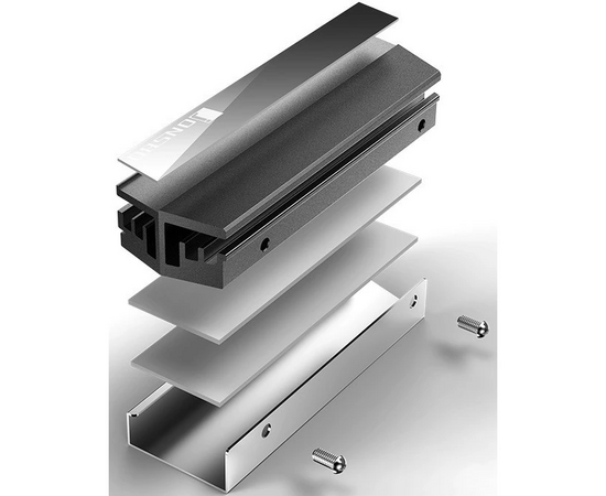  Радиатор для SSD M.2 2280 JONSBO M.2 (серый) 